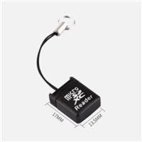 1个/2个/3个超迷你读卡器usb2.0高速读卡器车载通用带灯|2个黑色(更优惠)