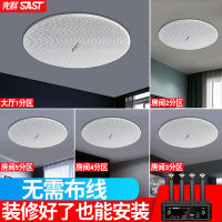 先科蓝牙吸顶音响店铺商用环绕嵌入式喇叭无线分区天花吊顶音箱