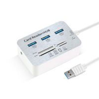 usb3.0hub读卡器sd/tf/cf卡多合一分线器高速3.0读卡器 combo|3.0USB款