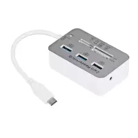 usb3.0hub读卡器sd/tf/cf卡多合一分线器高速3.0读卡器 combo|3.0Type-c款