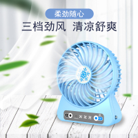 小风扇usb可充电手持拿迷你小型学生宿舍办公室桌面上台式随身便携式大风力超强风超静音无声可爱儿童插电池