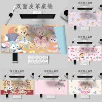 古灵精怪PU皮电脑垫防水超大号鼠标垫写字键盘垫办公学生书桌垫子