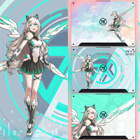 华硕天选15.6寸电脑贴纸二次元动漫飞行堡垒8代FX506电脑膜7代外壳保护膜6plus全套装饰配件笔记本贴膜键盘贴