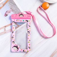 手机防水袋潜水套触屏拍照苹果vivoppor17通用游泳漂流气囊保护套|小丸子【配普通挂绳】 气囊设计一落水不下沉