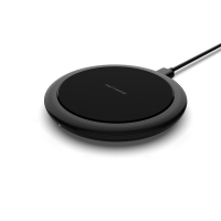 手机无线充电器快充粘贴式迷你充电贴片小型车载支架通用苹果x华|[15W无线充电底座]桌面专用款+数据线-黑色