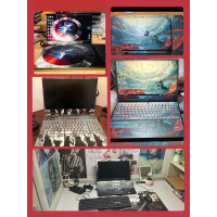 电脑贴纸华硕天选飞行堡垒7代fx95外壳膜15.6寸8代6代FX86戴尔G3保护膜全套G7联想拯救者y7000小新笔记本