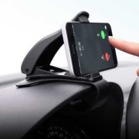 汽车车载手机架支架夹扣式导航仪表台驾驶台中控懒人车用直视车架|可360度旋转仪表台支架