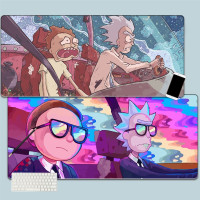 Rick and Morty瑞克和莫蒂动漫周边超大笔记本电脑办公桌垫鼠标垫