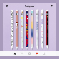 [可放笔槽]PZOZ苹果apple贴纸pencil贴膜iPad手写笔一代保护套二代ipencil2笔尖胶带防滑彩贴防刮耐