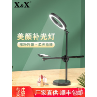 手机俯拍支架桌面直播拍摄防手抖稳定器落地三脚架录像补光灯全套摄影架VLOG录视频神器设备自拍三角拍照架子