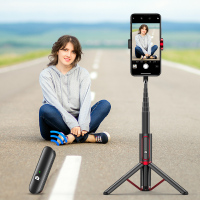 自拍杆一体式苹果7蓝牙三脚架拍照神器华为小米6手机iPhoneXs网红道具8p加长通用型直播支架带遥控oppo多功能