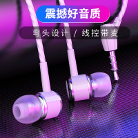 耳机适用安卓vivo华为oppo入耳式通用有线高音质韩版超萌女生可爱