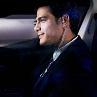 特工单边耳机单有线通用空气导管入耳式特种兵战术手机防辐射耳机