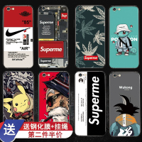 苹果6splus手机壳iphone6plus潮牌6/6s全包防摔硅胶软壳网红同款男潮个性创意超薄磨砂卡通6p保护套ip六