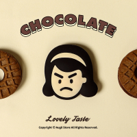 人间八月八丨原创愤怒の小人 手机气囊支架 硅胶立体苹果安卓通用