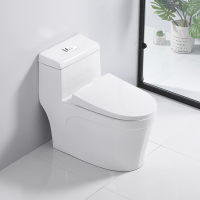 马可波罗墙排式马桶移位管道直冲式家用座厕卫生间横后排水坐便器