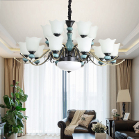 特价2020新款欧式客厅吊灯现代简约美式陶瓷家用餐厅灯具网红灯饰