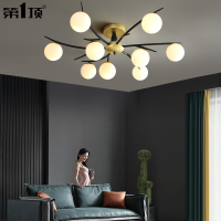 客厅灯北欧风格简约现代创意吸顶灯卧室灯网红2020年新款灯具套餐