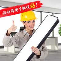 办公灯led长条灯吊线长方形会议室照明现代商城工作室办公吊灯具