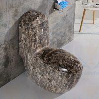 新款个性马桶彩色坐便器喷射虹吸式家用防堵防臭鸡蛋马桶