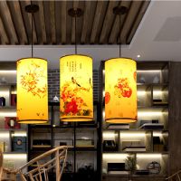 古典中式茶楼餐厅灯火锅仿古小吊灯吧台阳台走廊过道火锅店羊皮灯