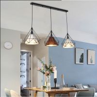 北欧餐厅吊灯三头餐桌灯简约现代单头餐厅灯美式创意个台灯具