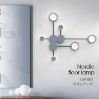 北欧壁灯现代简约卧室床头灯艺术设计师壁灯创意客厅背景墙壁灯具