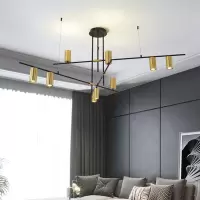 现代简约极简餐厅吊灯三头长条饭厅吧台餐厅灯具北欧轻奢客厅吊灯