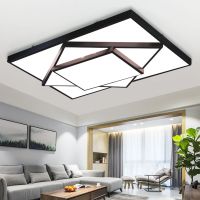 客厅灯长方形现代简约餐厅灯具led吸顶灯大气家用卧室灯成套灯具