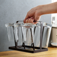 铁艺杯子收纳架杯子架家用玻璃杯置物架水杯挂架杯架沥水架