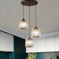餐厅吊灯 3头现代简约田园风格咖啡厅小吊灯饭厅铁艺吧台家用吊灯