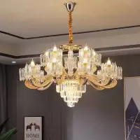欧式吊灯客厅灯2020新款轻奢水晶灯大气家用卧室餐厅简欧套餐灯具