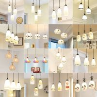 餐厅吊灯三头现代简约玻璃创意餐桌欧式个台饭厅阳台灯具灯饰