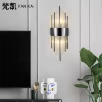 后现代轻奢壁灯卧室床头灯创意书房客厅阳台墙壁北欧简约水晶壁灯