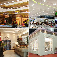 射灯led天花灯嵌入式珠宝店铺5w7w18w12w瓦商用简灯筒灯孔灯