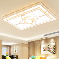 led客厅灯长方形吸顶灯高档水晶灯现代简约吊灯全屋组合套餐灯具