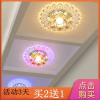 水晶灯led过道灯走廊灯玄关灯天花灯 门厅灯吸顶灯嵌入式射灯筒灯