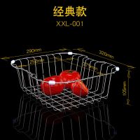 厨房用品 沥水篮不锈钢洗菜篮 水槽置物架 碗架沥水架 水池洗菜盆|固定款XXL-001