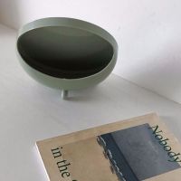 韩国ins桌面化妆镜兔耳朵台式高清宿舍学生公主镜子美容镜梳妆镜|墨绿收纳镜