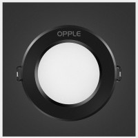 欧普led筒灯嵌入式三色变光3w5w7瓦黑色金色7.5开孔8公分孔灯射灯