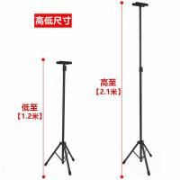 摆摊灯夜市伸缩灯架便携三角支架充电led灯泡应急灯照明小灯架子