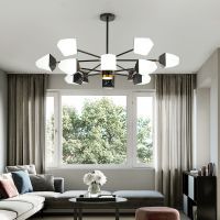 同款北欧客厅吊灯大气轻奢简约卧室灯创意后现代餐厅冰块吊灯