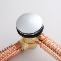 全铜弹跳式浴缸下水器 排水管 淋浴房 浴缸下水配件 浴缸下水管