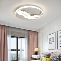 卧室灯 北欧简约现代led吸顶灯小户型客厅灯创意个性圆形房间灯具
