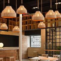 麻绳吊灯复古个性创意灯具卧室客厅工业风餐厅酒吧装饰走廊过道灯