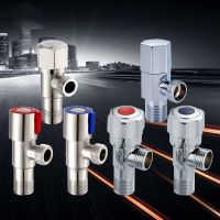 冷热三角阀水龙头八字止水阀门分水阀开关304通用