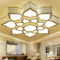 led吸顶灯 2020新款莲花灯异形灯个性大气大客厅卧室书房灯荷花灯