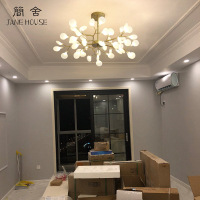北欧灯具客厅吊灯简约现代温馨卧室灯餐厅灯创意网红萤火虫吊灯