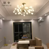 北欧灯具客厅吊灯简约现代温馨卧室灯餐厅灯创意网红萤火虫吊灯