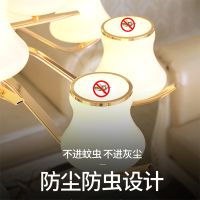 防尘欧式客厅吊灯奢华大气餐厅卧室家用饭厅水晶灯具组合全屋套餐